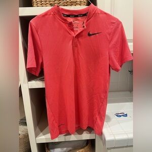 Nike Red Athletic Polo‎ Shirt